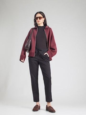 Regular Pantalon 'LMARA' MM by Max Mara en noir