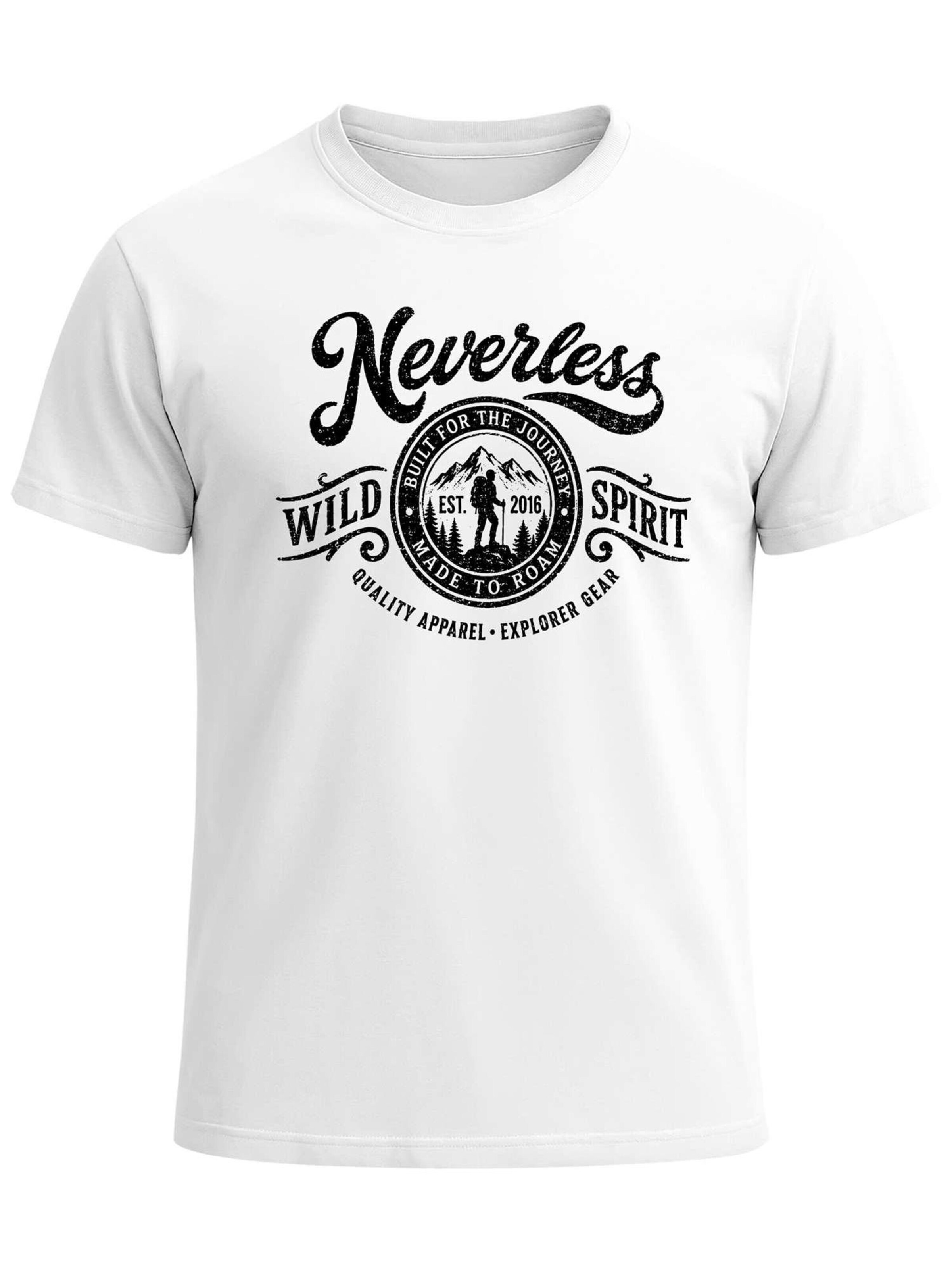 Neverless Shirt 'Wild Spirit' in White