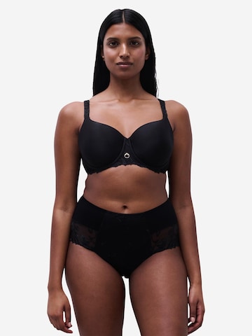 Chantelle T-shirt Bra 'Majestic' in Black