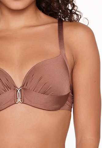 LingaDore T-shirt Bikini Top in Brown