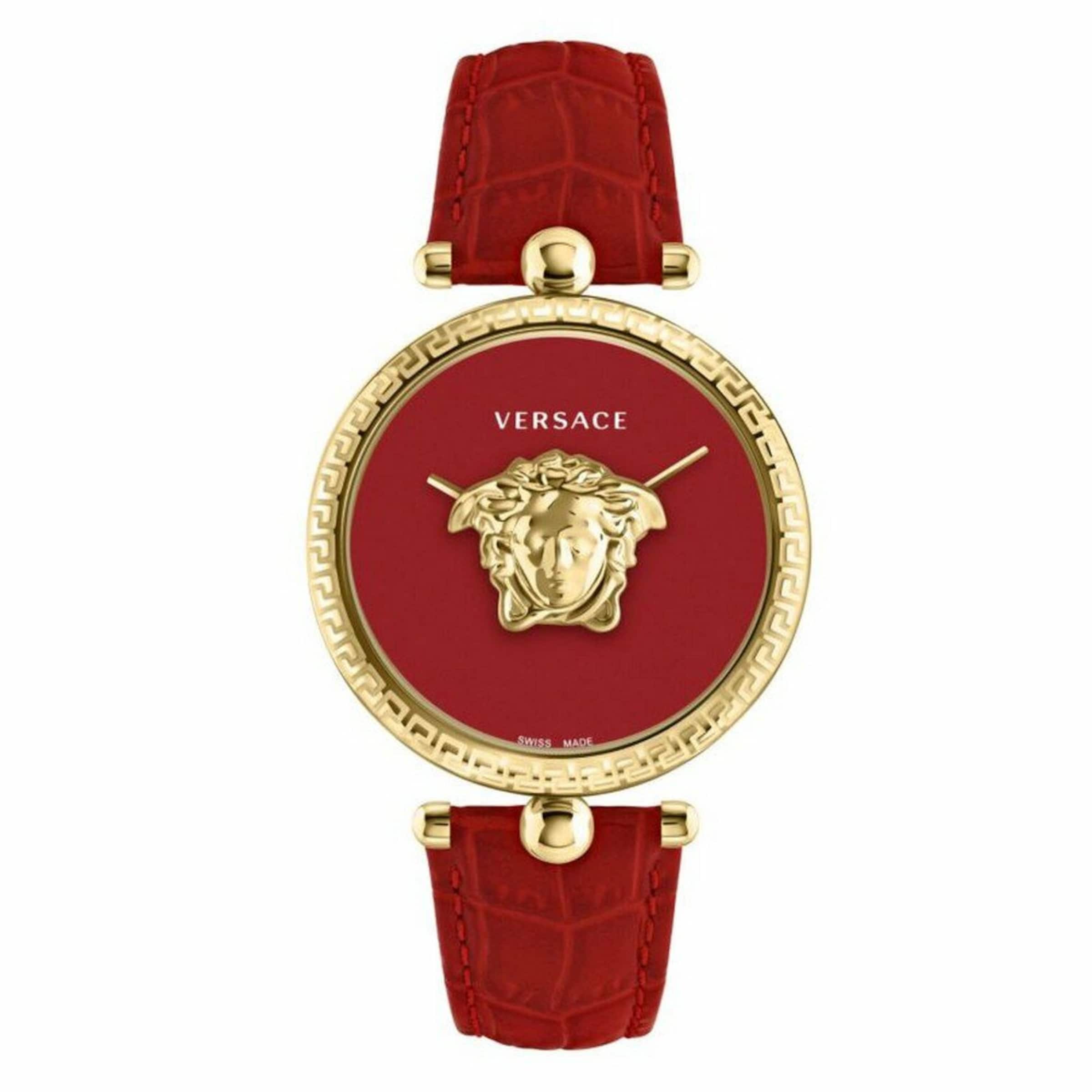 VERSACE Analoog horloge in de kleur Goud / Rood, Productweergave