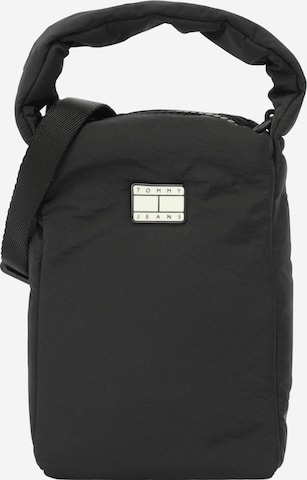 Tommy Jeans - Bolso de hombro en negro: frente