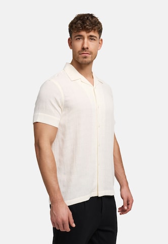 JEFF Comfort fit Overhemd 'Travis' in Beige