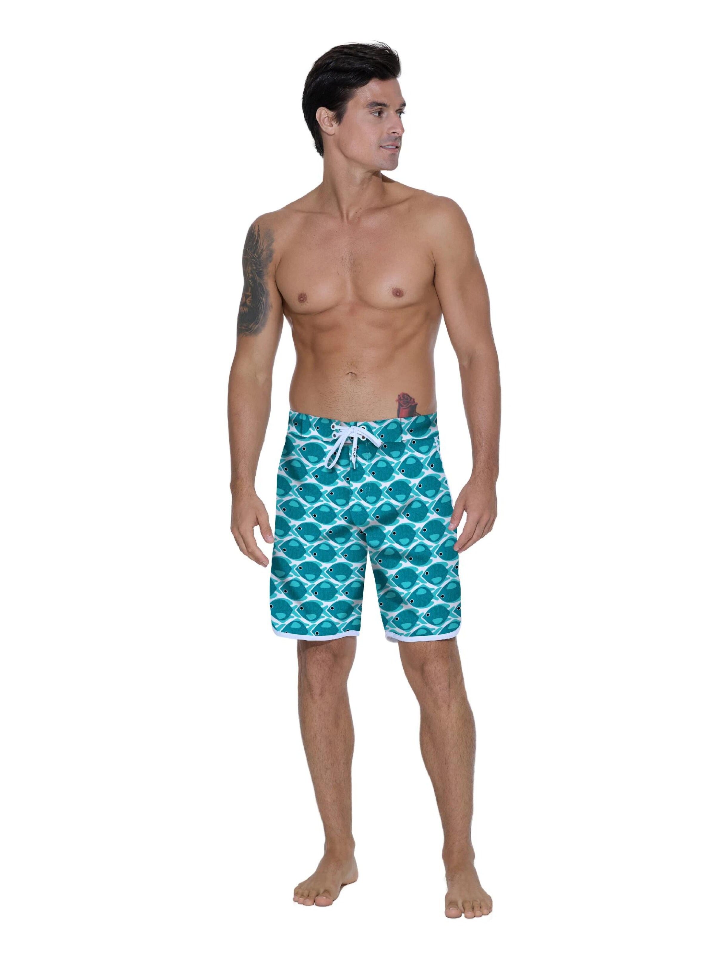 69Slam - Bermudas 'BAÑADOR LARGO JORDAN FISHES' en Mezcla de colores: frente