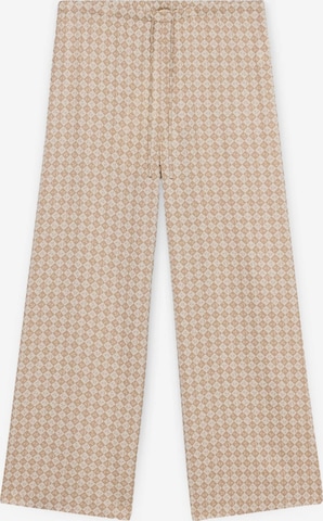 Pantalon Trussardi en beige : devant