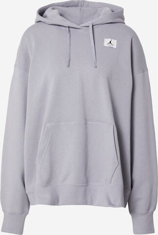 Sweat-shirt Jordan en gris : devant