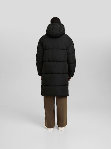 Bershka Winter coat in Black