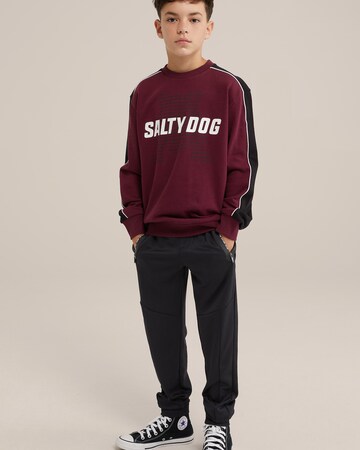 WE Fashion Regular Byxa i svart