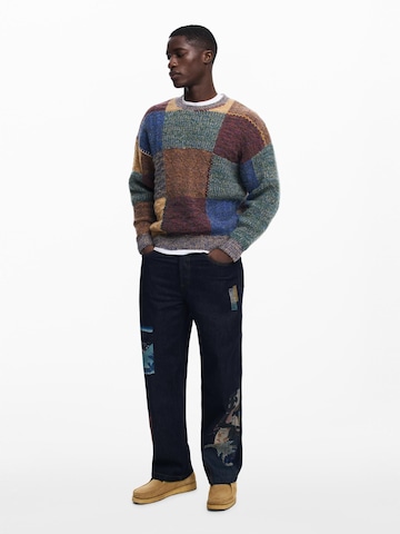 Desigual Sweatshirt i blandingsfarvet