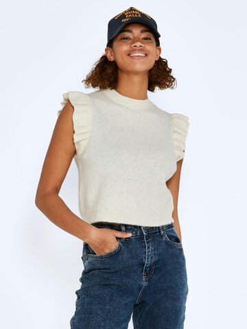 Noisy may Sweater 'Sally' in White: front