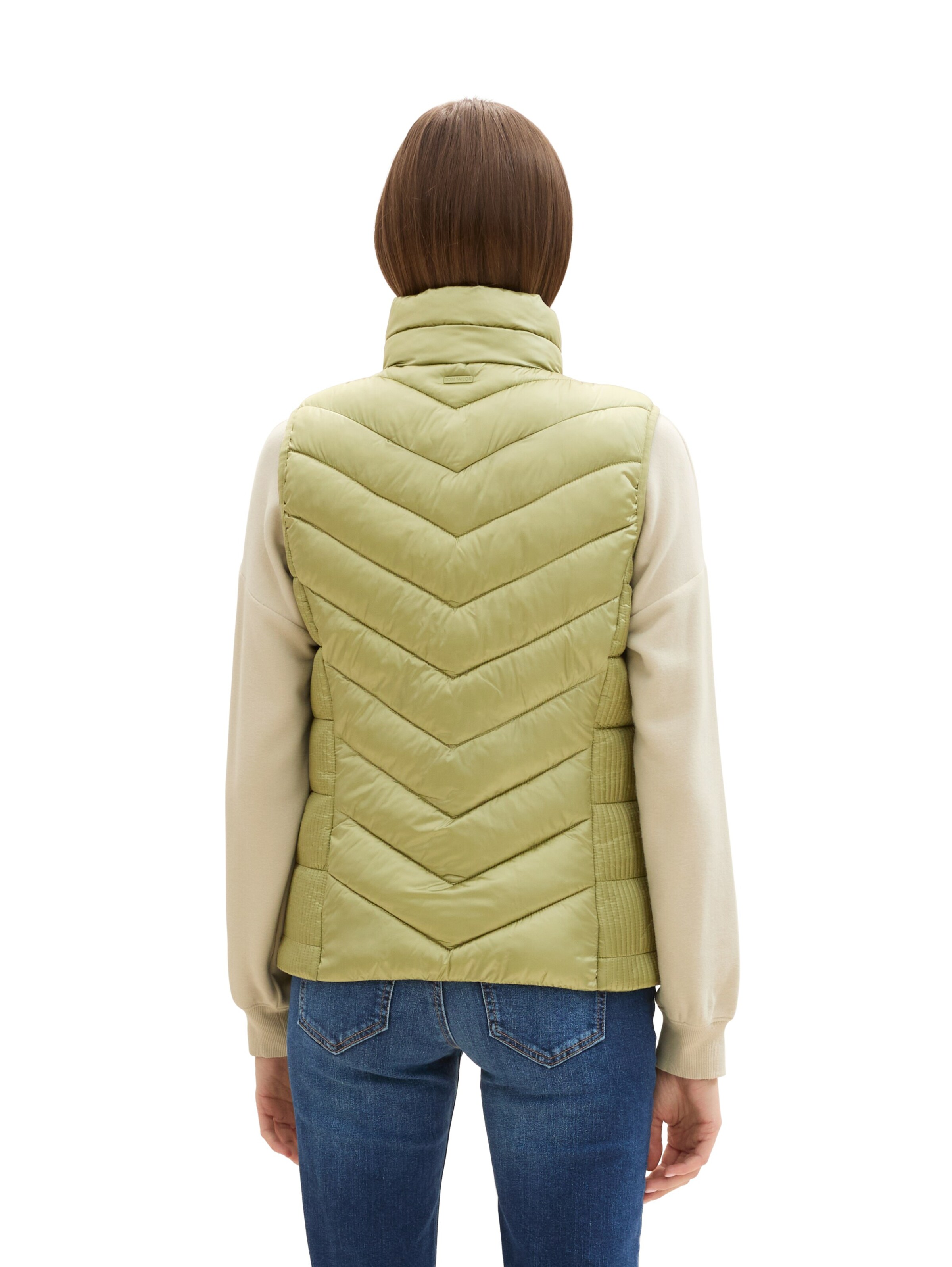 TOM TAILOR Weste in Grün