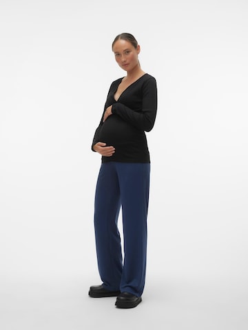 Vero Moda Maternity Tričko 'LAVENDER' - Čierna