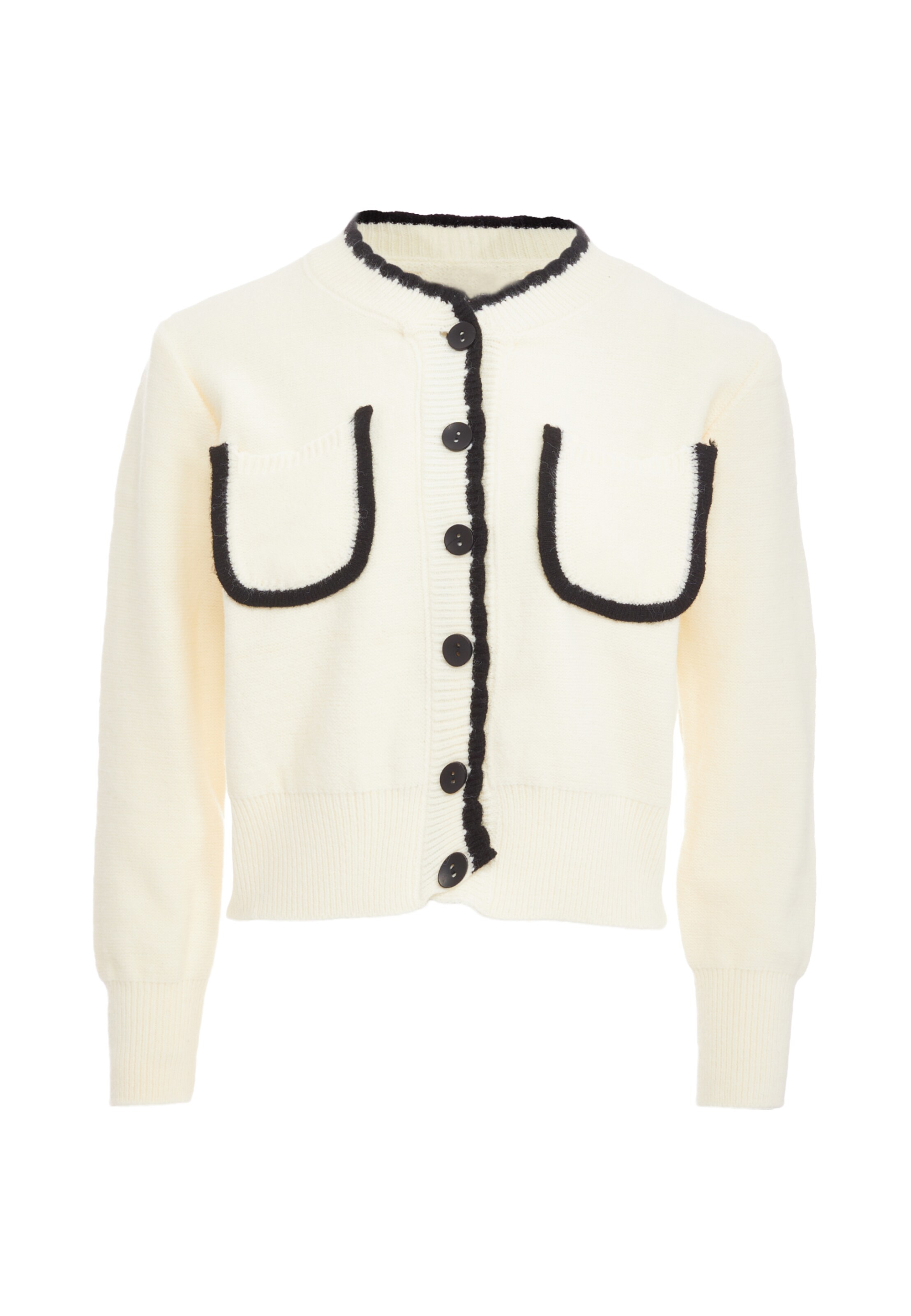 CARNEA Strickjacke in Weiß: Vorderseite