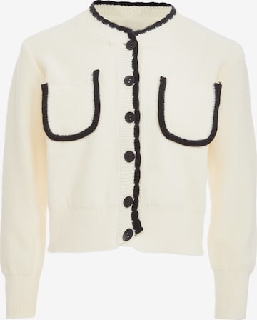 CARNEA Strickjacke in Weiß: Vorderseite