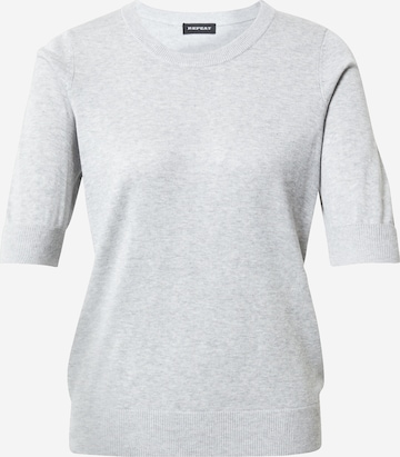 REPEAT Cashmere Pullover in Grau: predná strana