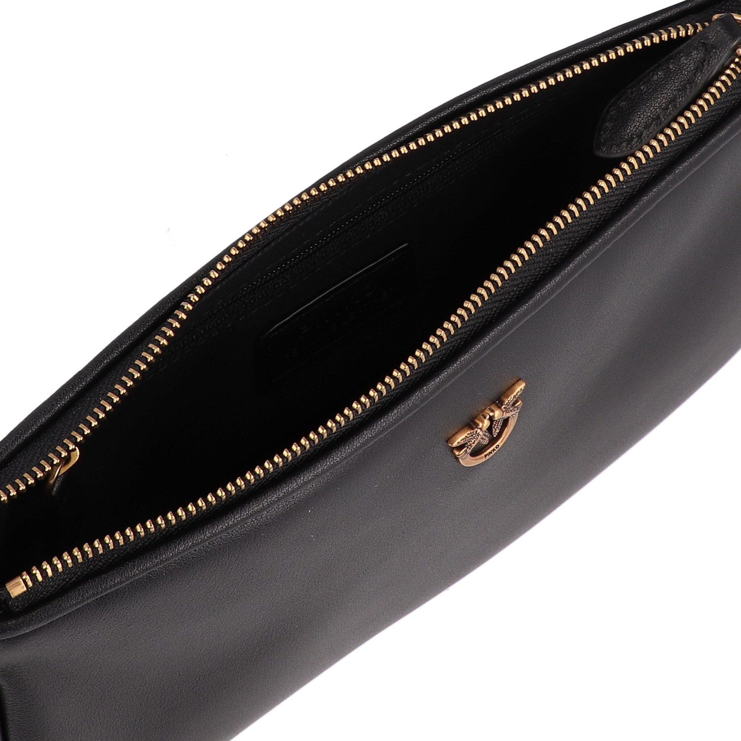 PINKO Schoudertas 'Half Moon' in Zwart
