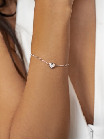 Braccialetto 'Shiny Love' di Hey Happiness in argento