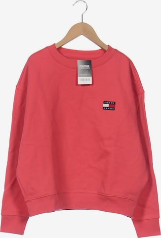 Tommy Jeans Sweatshirt & Zip-Up Hoodie in 4XL in Pink: front