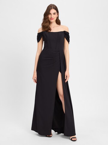 Marie Lund Abendkleid in Schwarz: Vorderseite