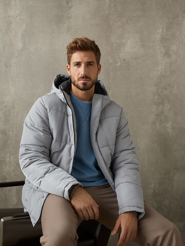 ABOUT YOU x Kevin Trapp Winter jacket 'Albert' in Grey