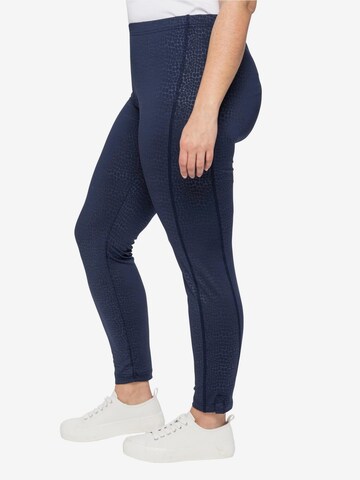 SHEEGO Skinny Leggings in Blue