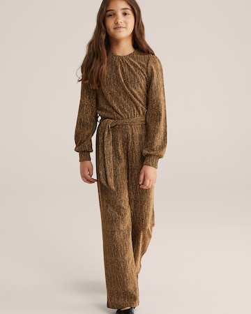 Salopetă de la WE Fashion pe auriu: față