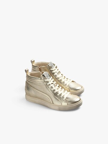 Scalpers Sneakers hoog in Goud