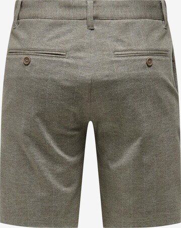 Only & Sons Regular Chino Pants 'Mark' in Grey