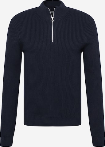 Casual Friday Sweater 'Karlo' in Blue: front