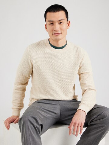 Jack & Jones Premium Pullover 'JPRCCTRAVIS' i grå: forside