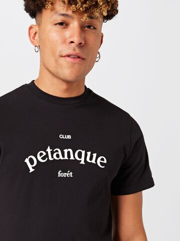 forét T-Shirt 'PETANQUE' in Schwarz