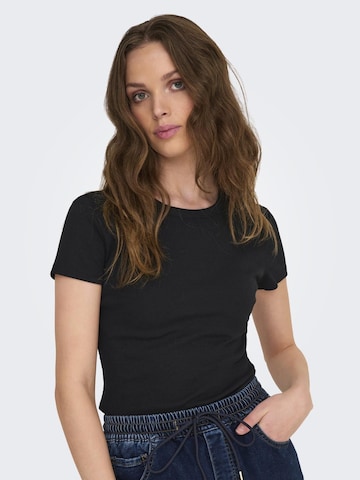 Tricou 'EASY' de la ONLY pe negru