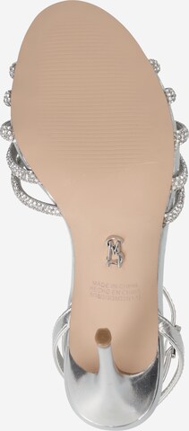 STEVE MADDEN Strap Sandals 'BEDAZZLE' in Silver