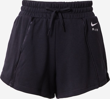 Nike Sportswear Regular Trousers in Black: front