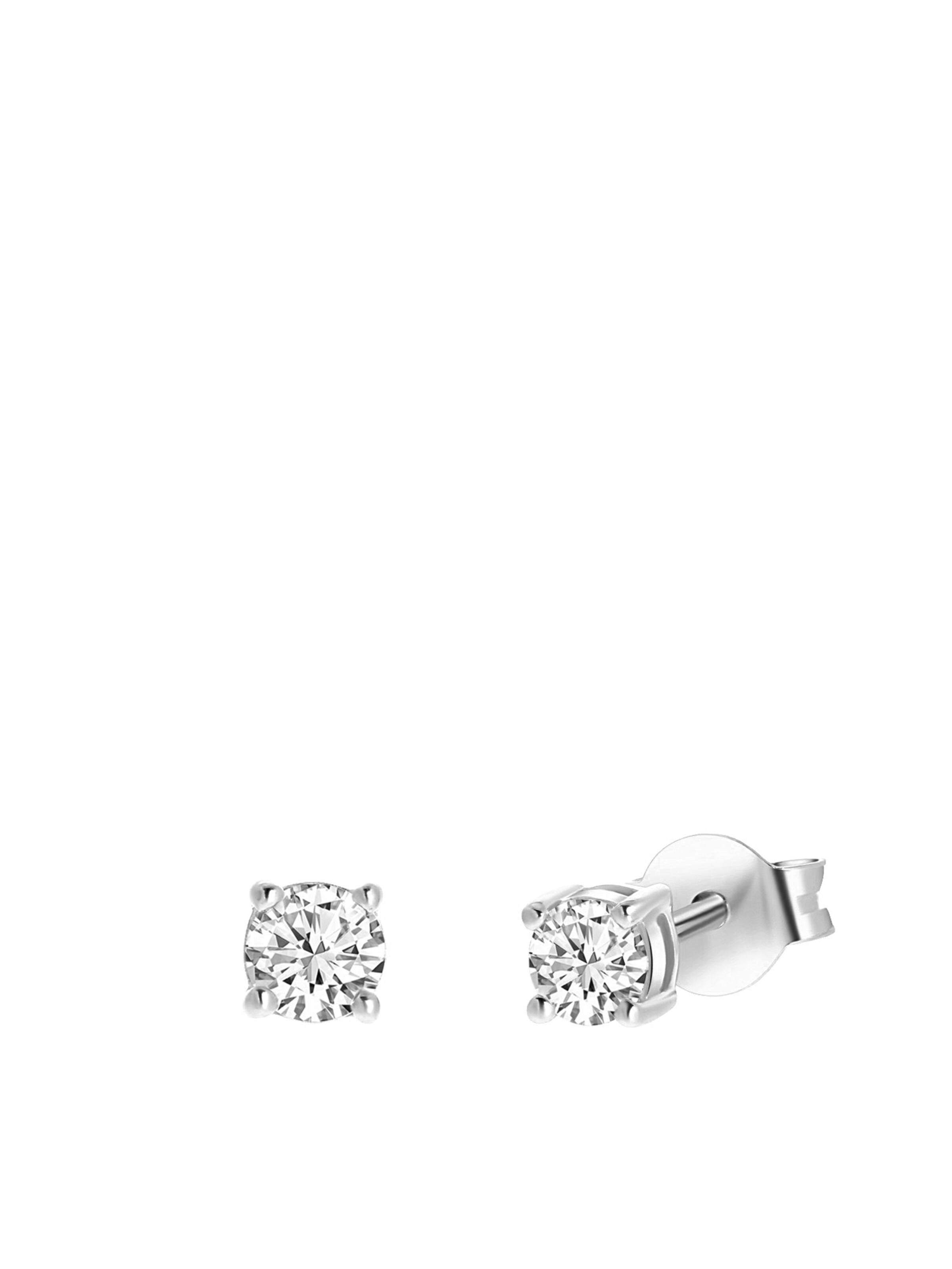 Lucardi Oorbellen in Zilver: voorkant