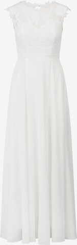 Robe de soirée Kraimod en blanc : devant