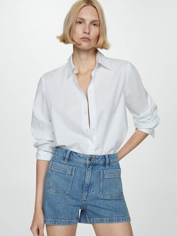 MANGO Regular Jeans in Blue: front