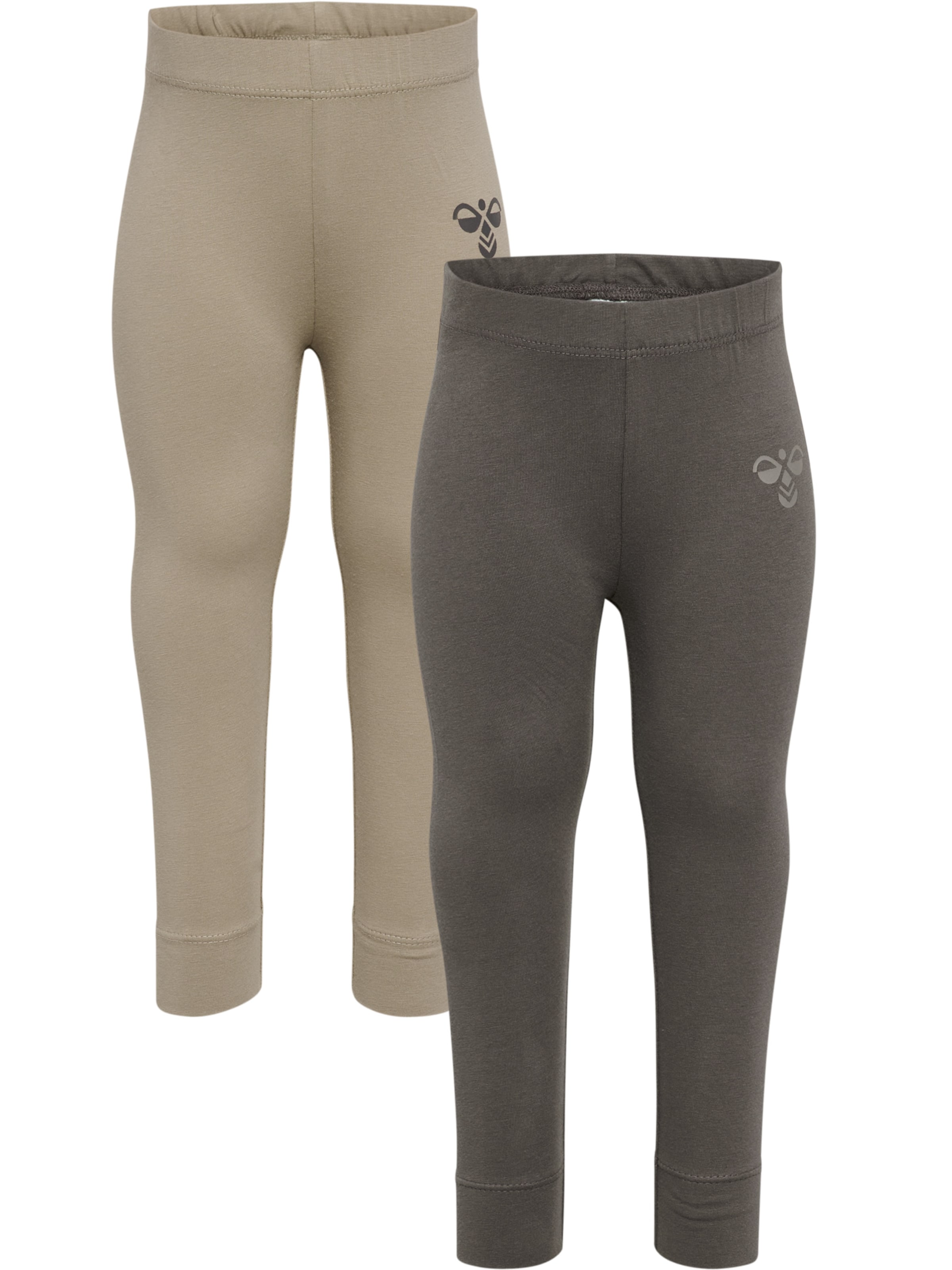 Leggings Hummel en gris : devant
