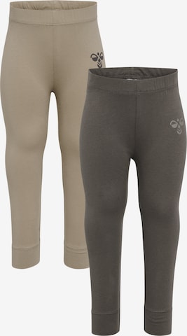 Hummel Leggings in Grau: Vorderseite