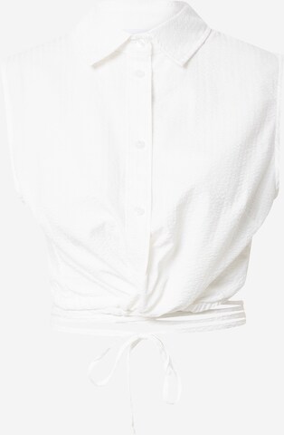 Camicia da donna 'Leon' di WEEKDAY in bianco: frontale