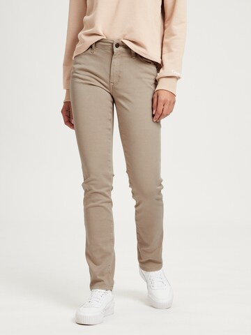 Cross Jeans Slimfit Jeans 'Anya' in Beige: predná strana