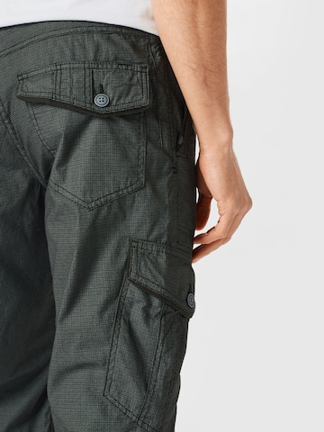 TOM TAILOR Regular Cargo trousers in Black