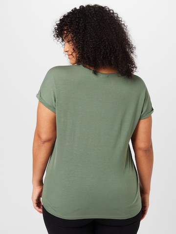 Vero Moda Curve T-Shirt 'Aya' in Grün