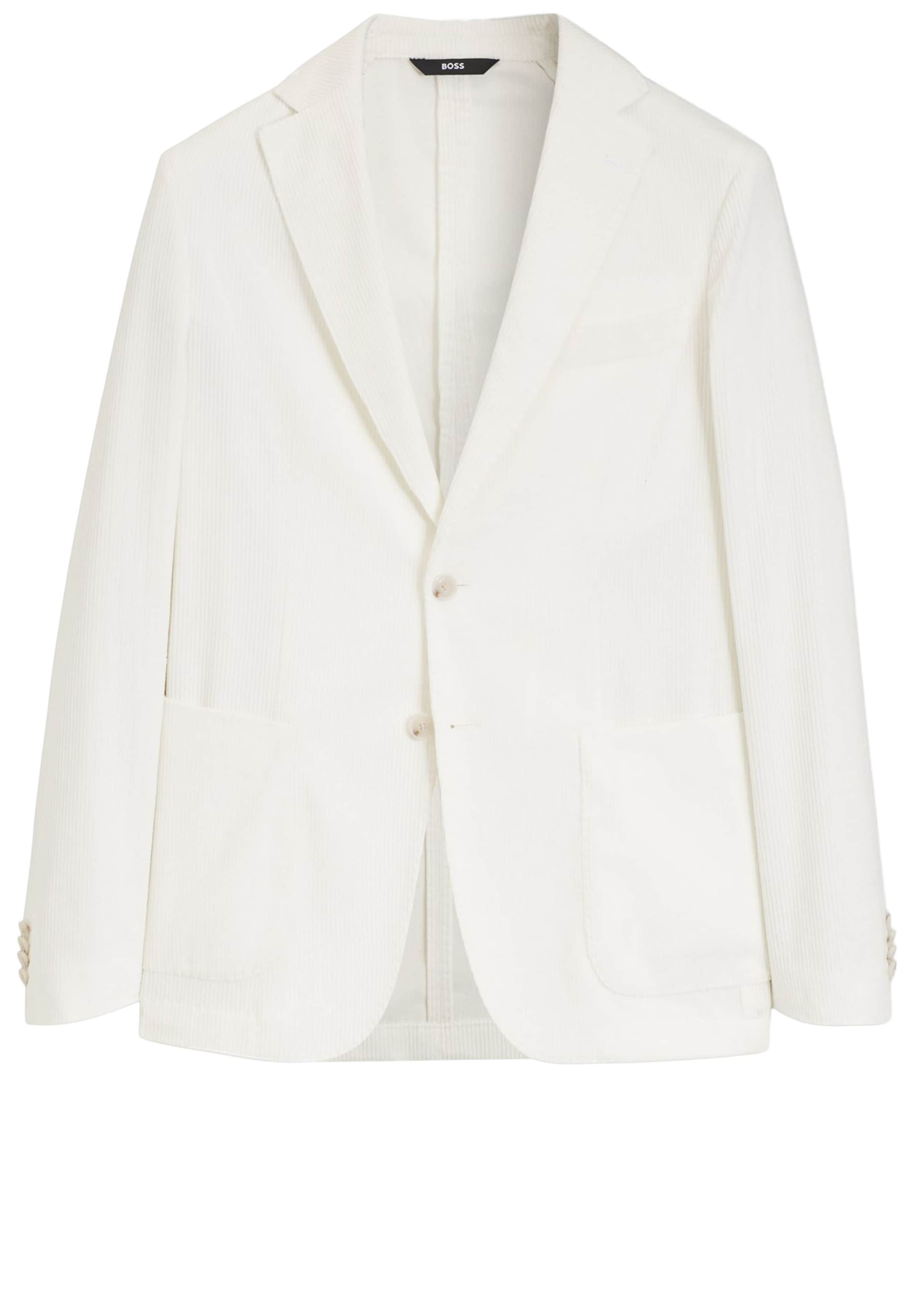 BOSS Slim fit Business Blazer ' Hanry' in White: front