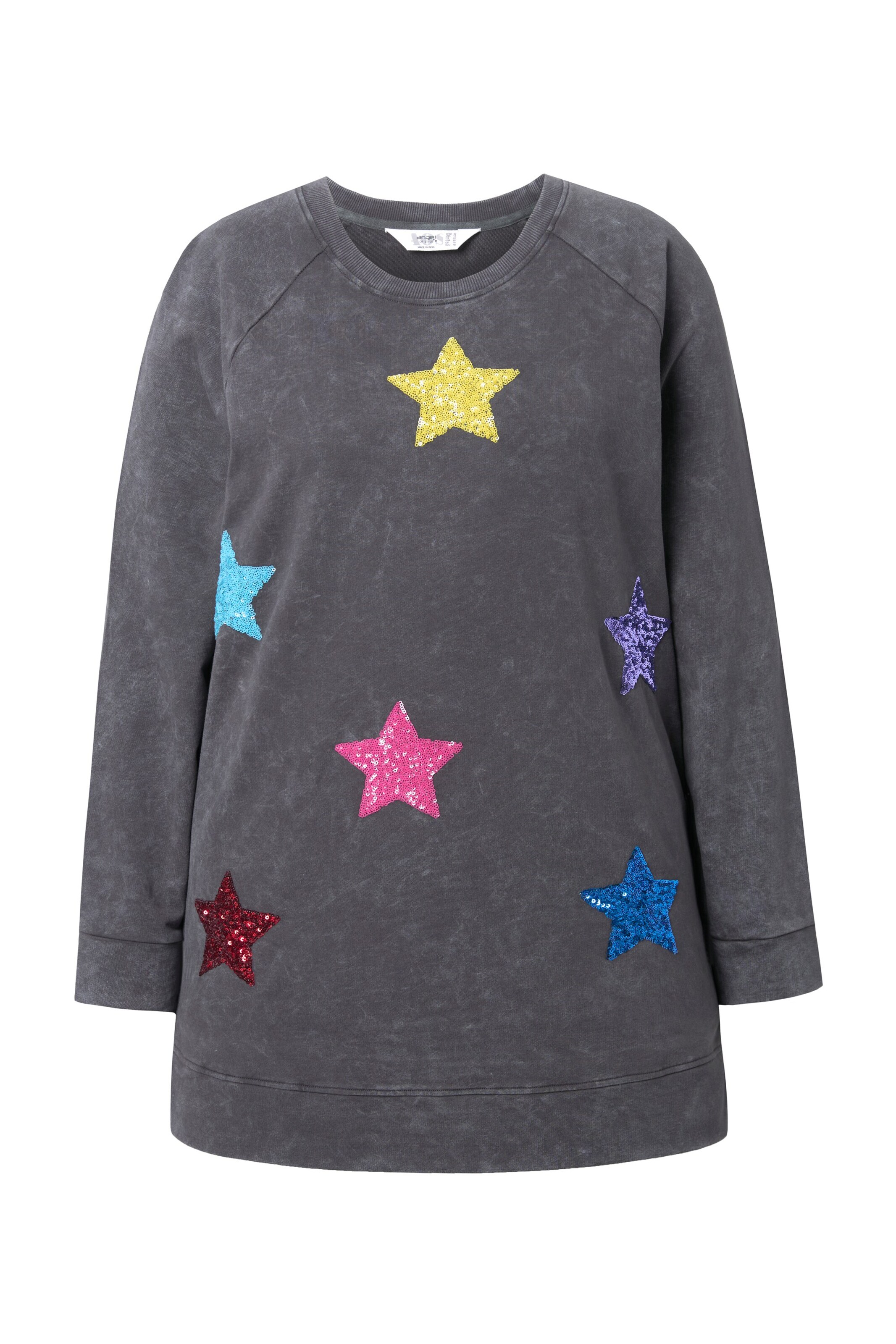 Angel of Style Sweatshirt in Grey: front