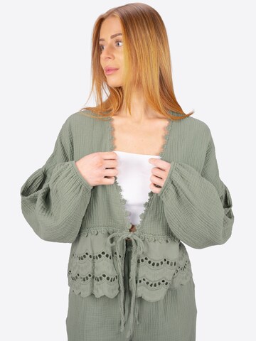 Seasons of April Blouse 'Laura' in Groen: voorkant