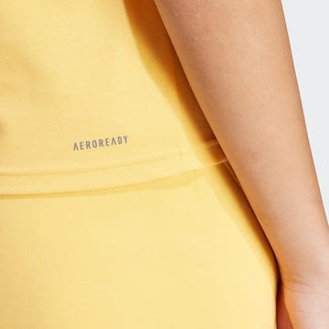 T-shirt fonctionnel 'Z.N.E.' ADIDAS SPORTSWEAR en jaune