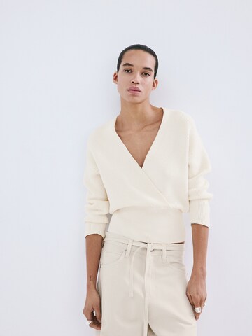 Wide Leg Jean 'RACHEL' MANGO en gris