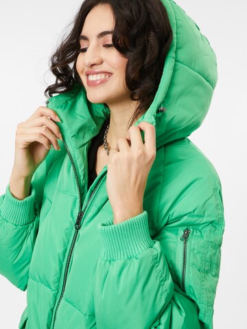 ICHI Winter Coat 'BUNALA' in Green