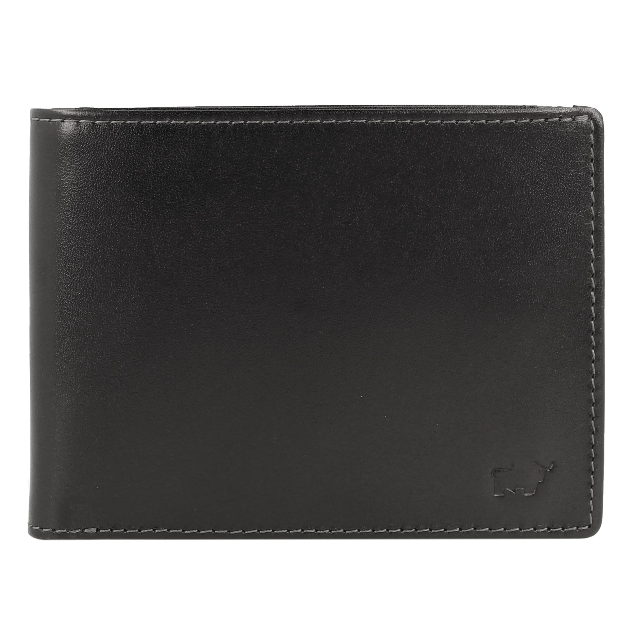 Braun Büffel Wallet 'Arezzo' in Black: front